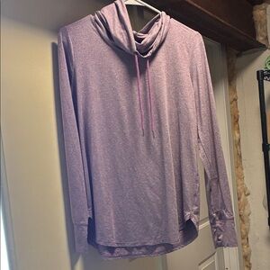 Market & Spruce Heathered Purple Active Top